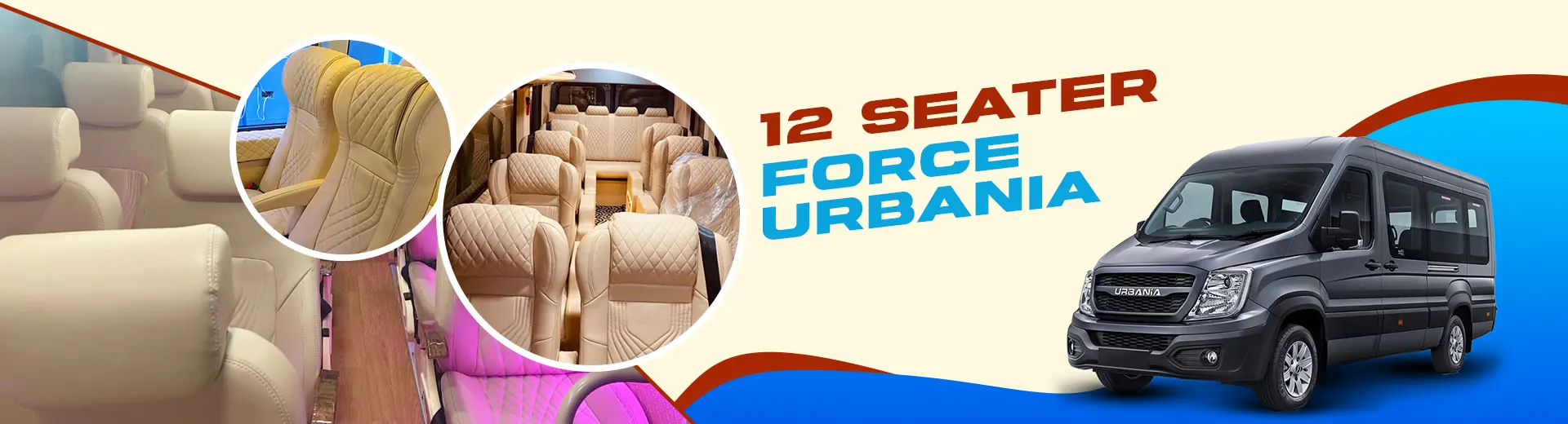 12 Seater Urbania Tempo Traveller on Rent