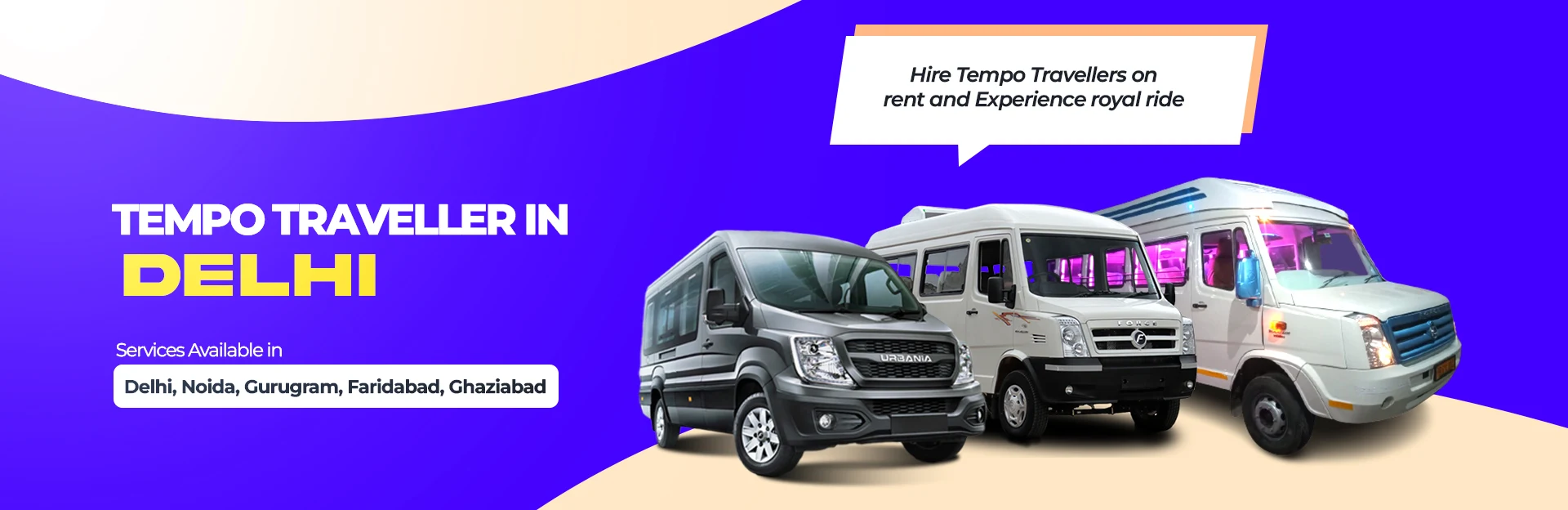 Book Tempo Traveller in Delhi at Affordable rates