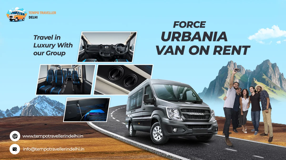 Force Urbania Van on Rent in Delhi