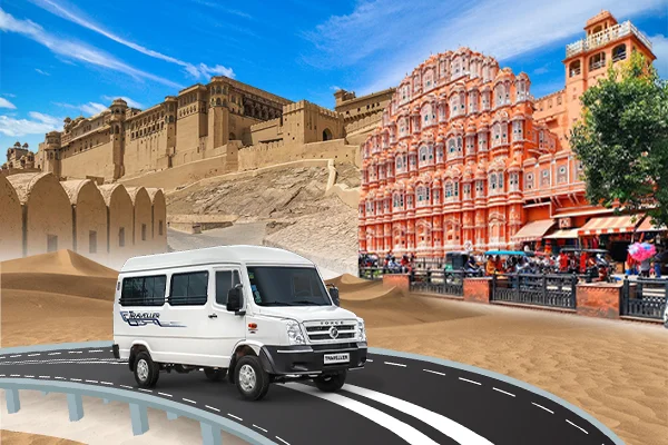 Faridabad to Jaipur Tempo Traveller