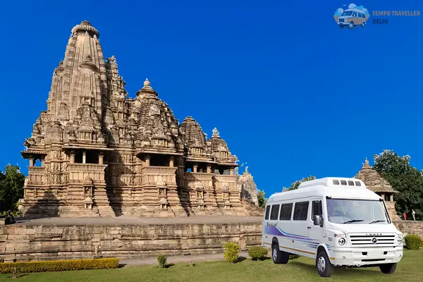Varanasi to Khajuraho Tempo Traveller