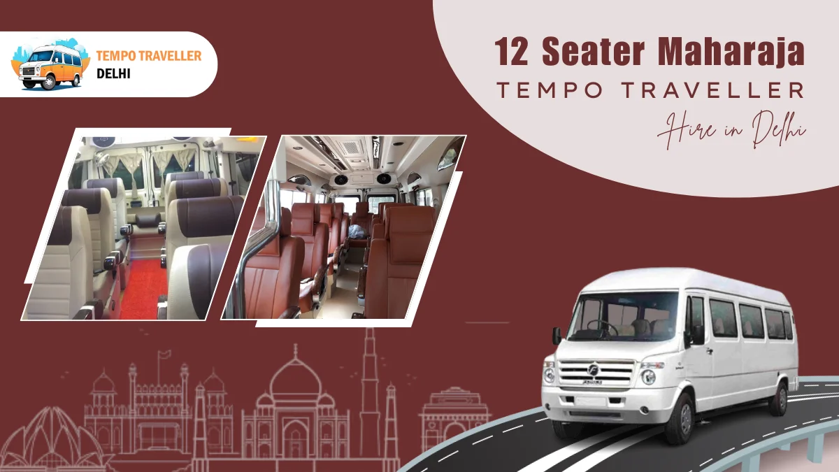 12 seater maharaja tempo traveller seating plan