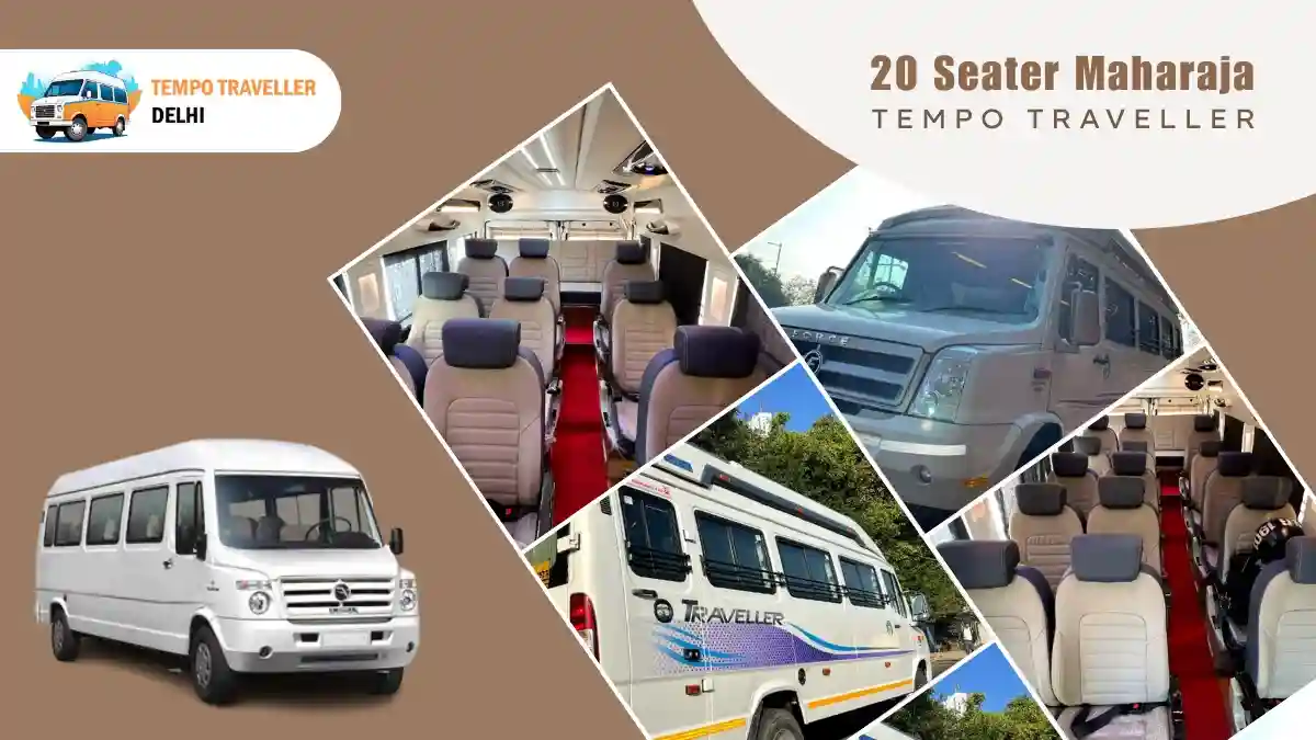 20 seater maharaja tempo traveller rental