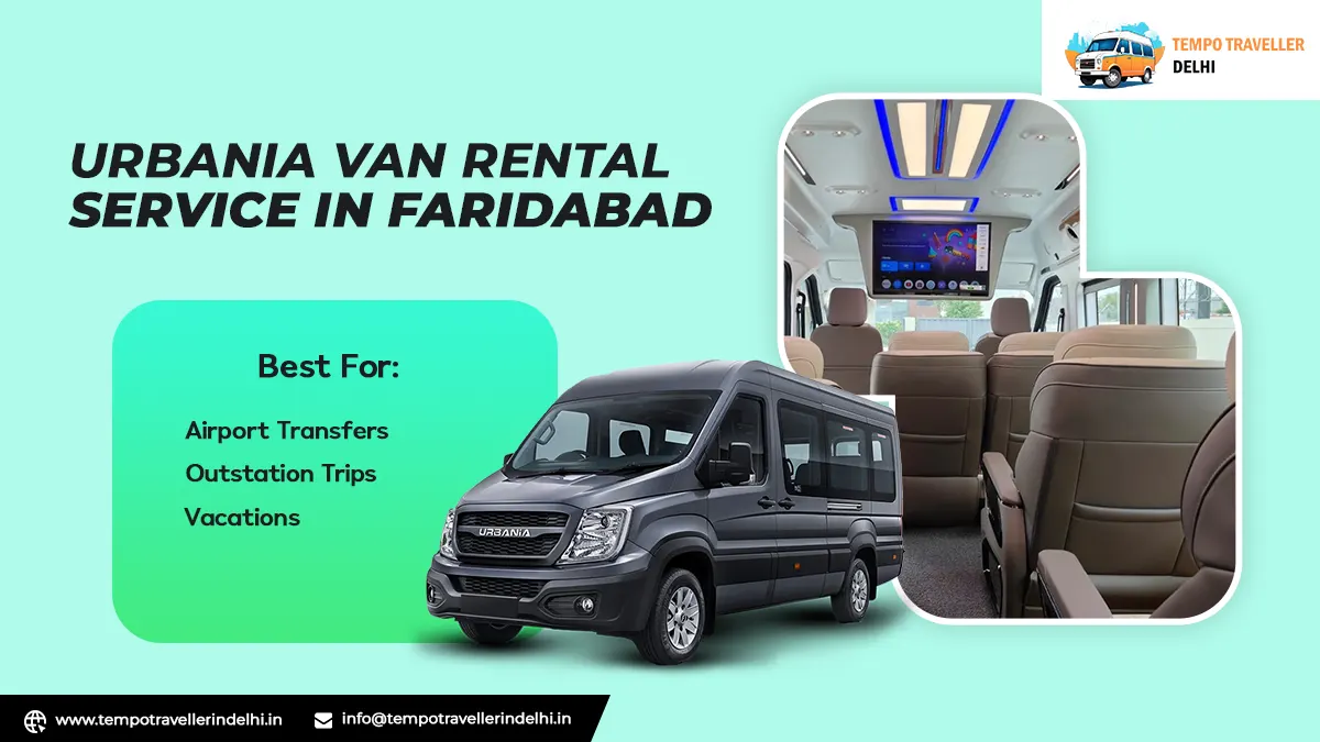 Urbania Van Rental Service in Faridabad